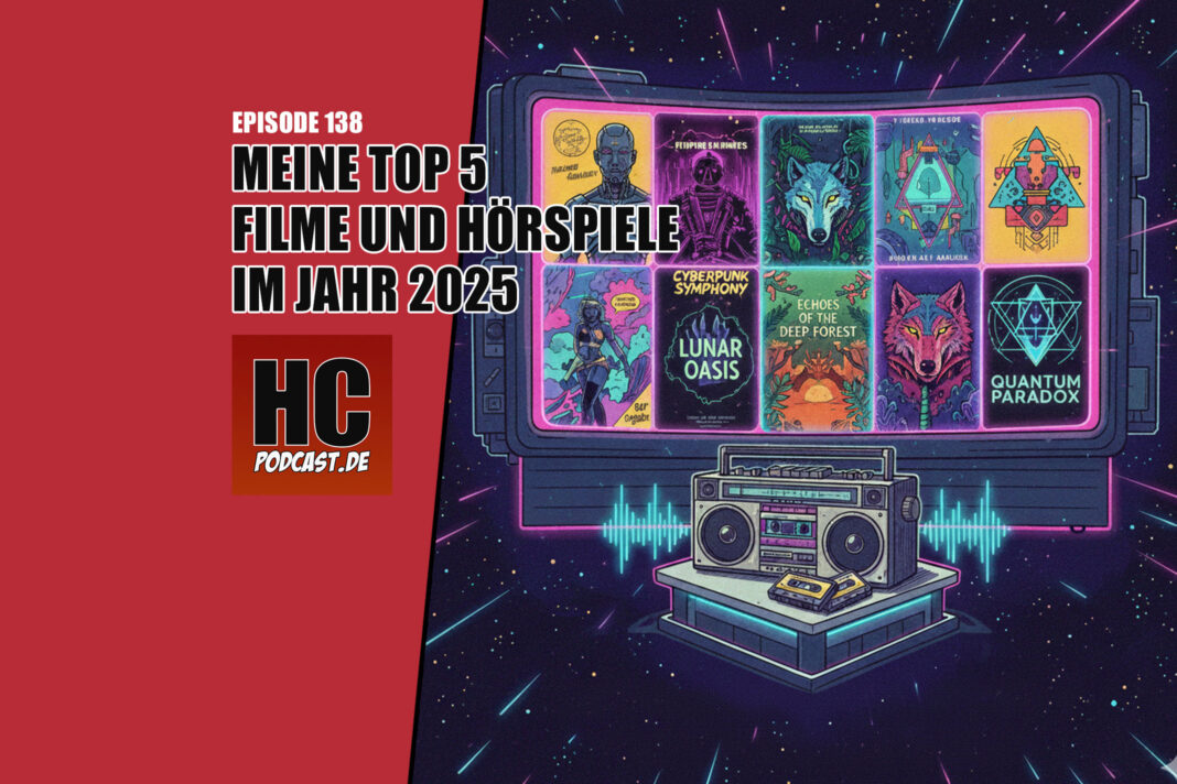Heldenchaos Podcast-Episode 138: Meine Top 5 Filme und Hörspiele im Jahr 2025
