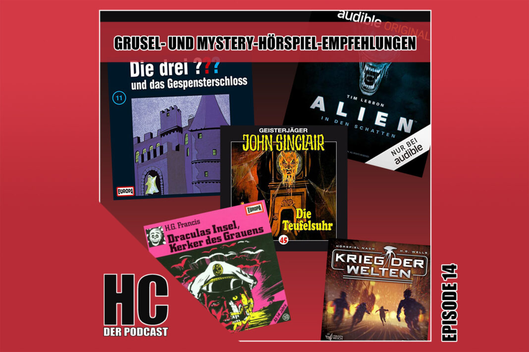 Heldenchaos-Podcast, Episode 14: Meine Grusel- und Mystery-Hörspiel-Empfehlungen