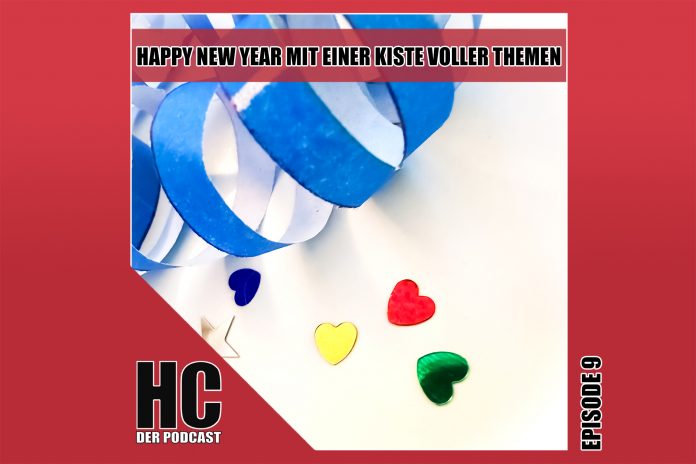 Heldenchaos Podcast, Episode 9: Happy New Year mit einer Kiste voller Themen