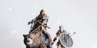 Bodvar, Attlus und Neve aus der Mythic Legions-Reihe der Four Horesmen