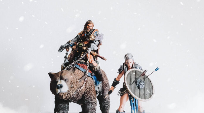 Bodvar, Attlus und Neve aus der Mythic Legions-Reihe der Four Horesmen