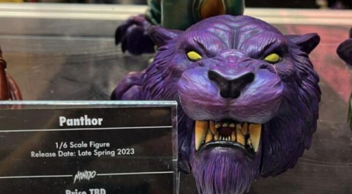 Panthor, die Kampfkatze von Skeletor, von Mondo aus der MotU-Reihe