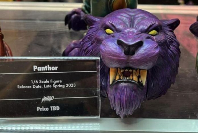 Panthor, die Kampfkatze von Skeletor, von Mondo aus der MotU-Reihe