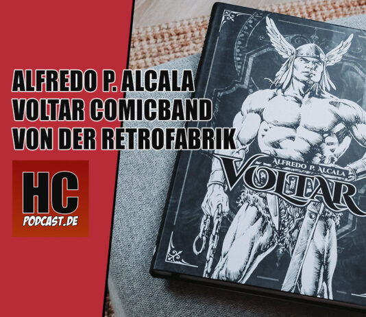 Schaue dir mein VOLTAR Comic Band Unboxing von Alfredo P. Alcala aus dem Hause der RETROFABRIK an.